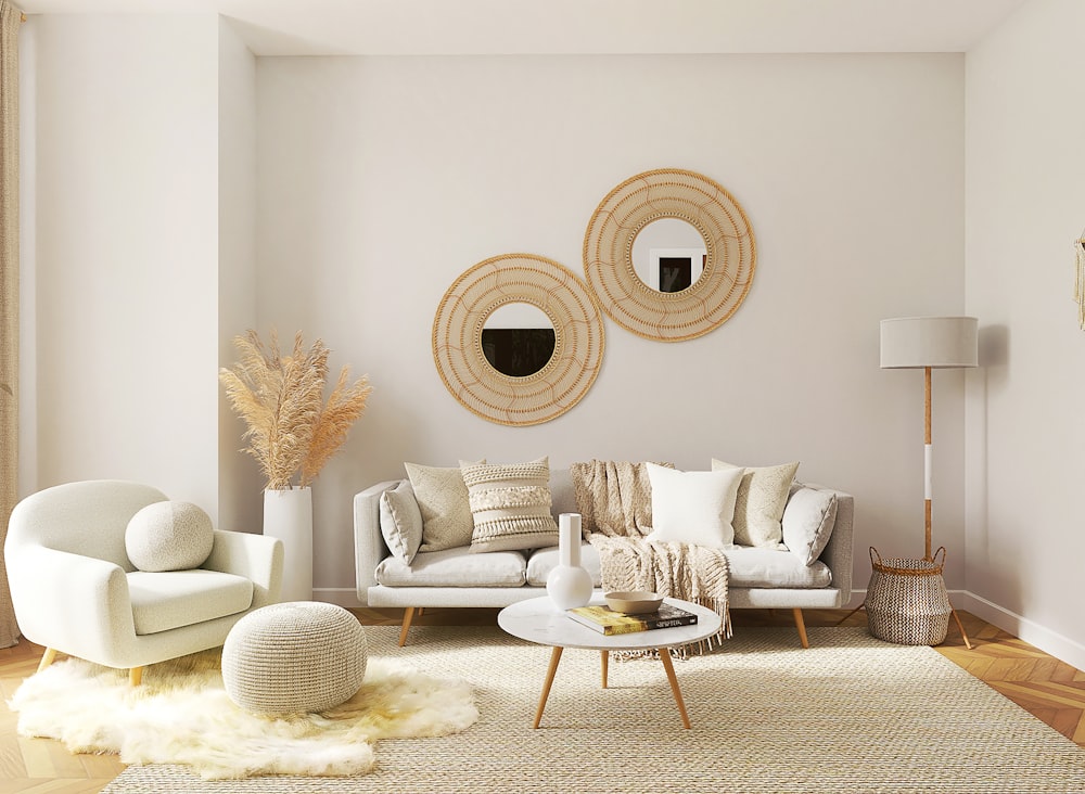 Soft sheer curtains filtering daylight across a calm interior